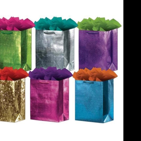 BOLSA GDE. TEXTURAS METAL PADCOLOR E.12